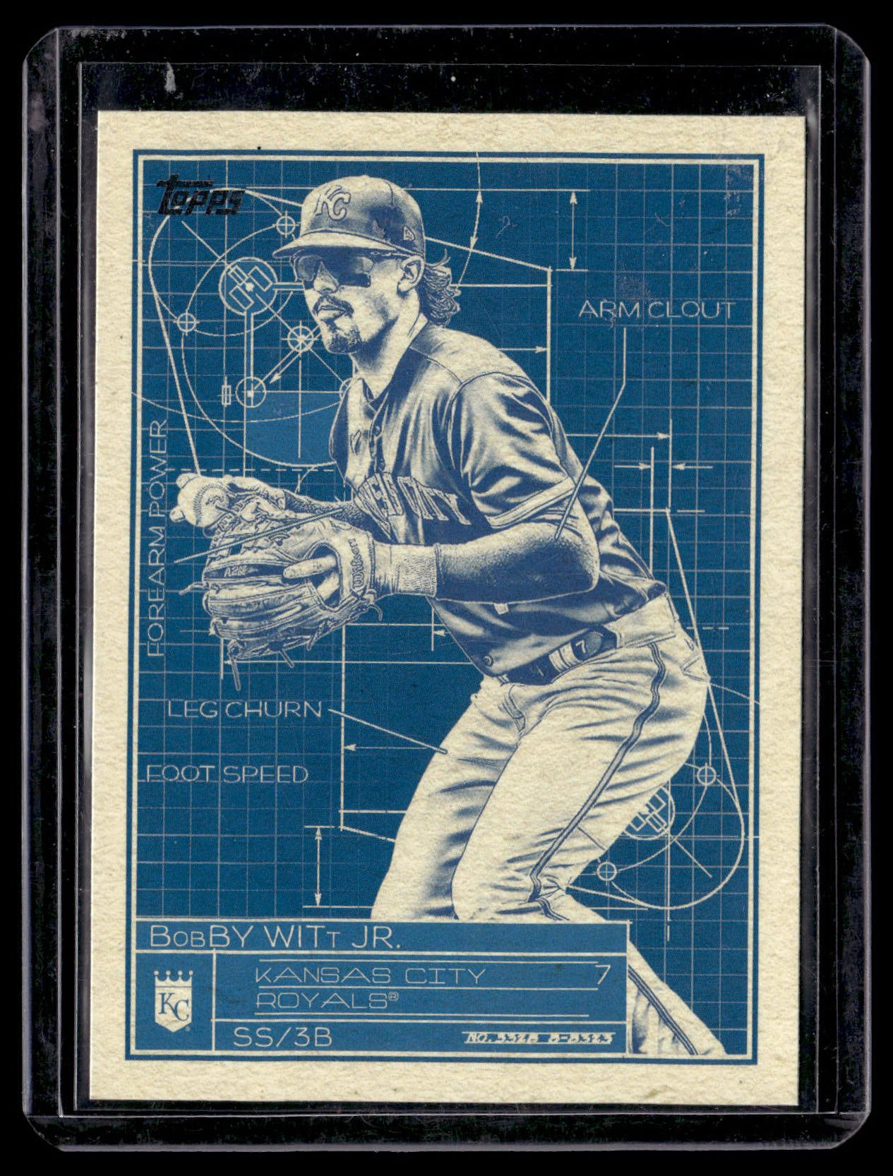 2024 Topps Bobby Witt Jr. #SB-25 Superstar Blueprint Black Kansas City Royals