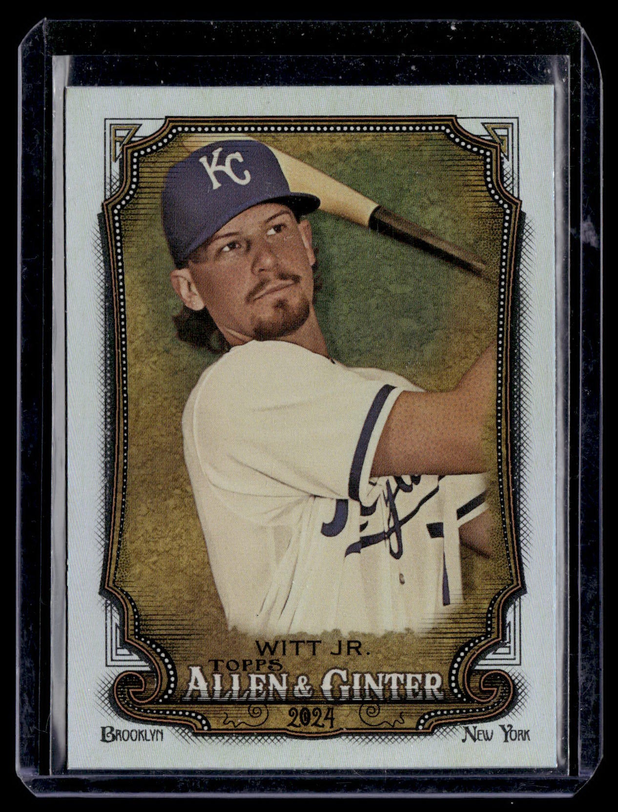 2024 Topps Allen & Ginter Bobby Witt Jr. #100 Silver Portrait Kansas City Royals