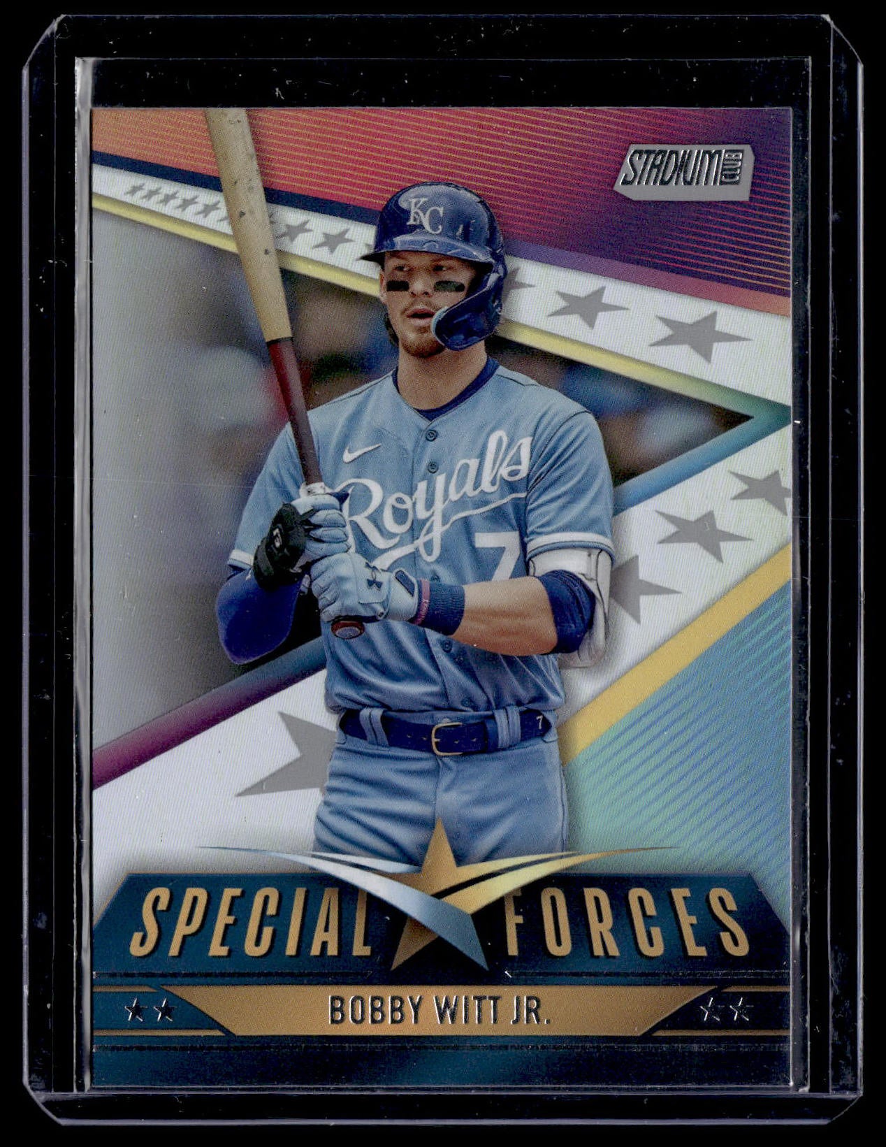 2024 Stadium Club Bobby Witt Jr. #SF-8 Special Forces Kansas City Royals