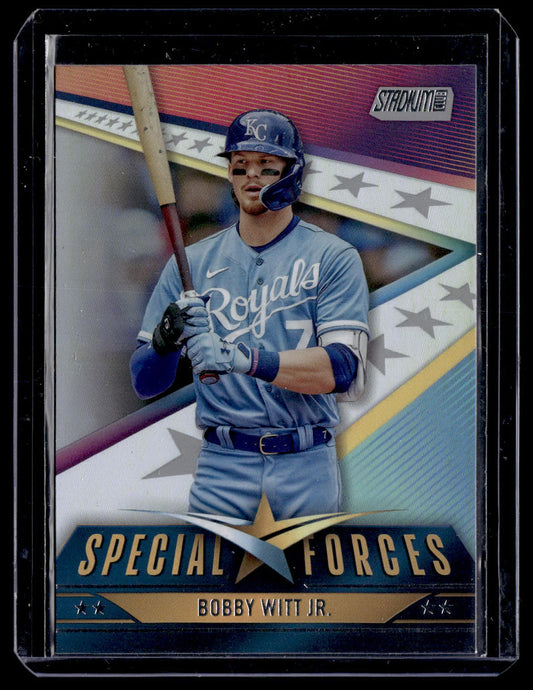 2024 Stadium Club Bobby Witt Jr. #SF-8 Special Forces Kansas City Royals