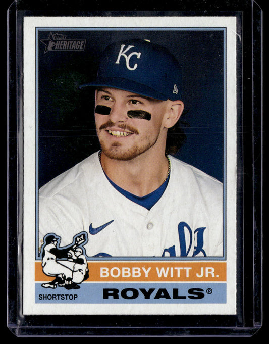 2025 Topps Heritage Bobby Witt Jr. #92 Kansas City Royals
