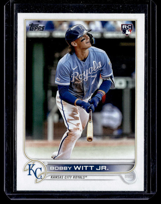 2022 Topps Update Bobby Witt Jr. #US100 Rookie Kansas City Royals