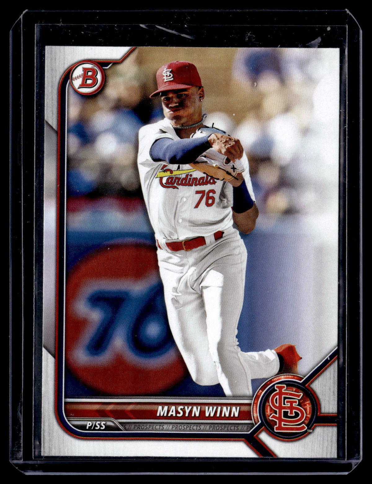 Masyn Winn 2022 Bowman Draft #BD-170 St. Louis Cardinals front