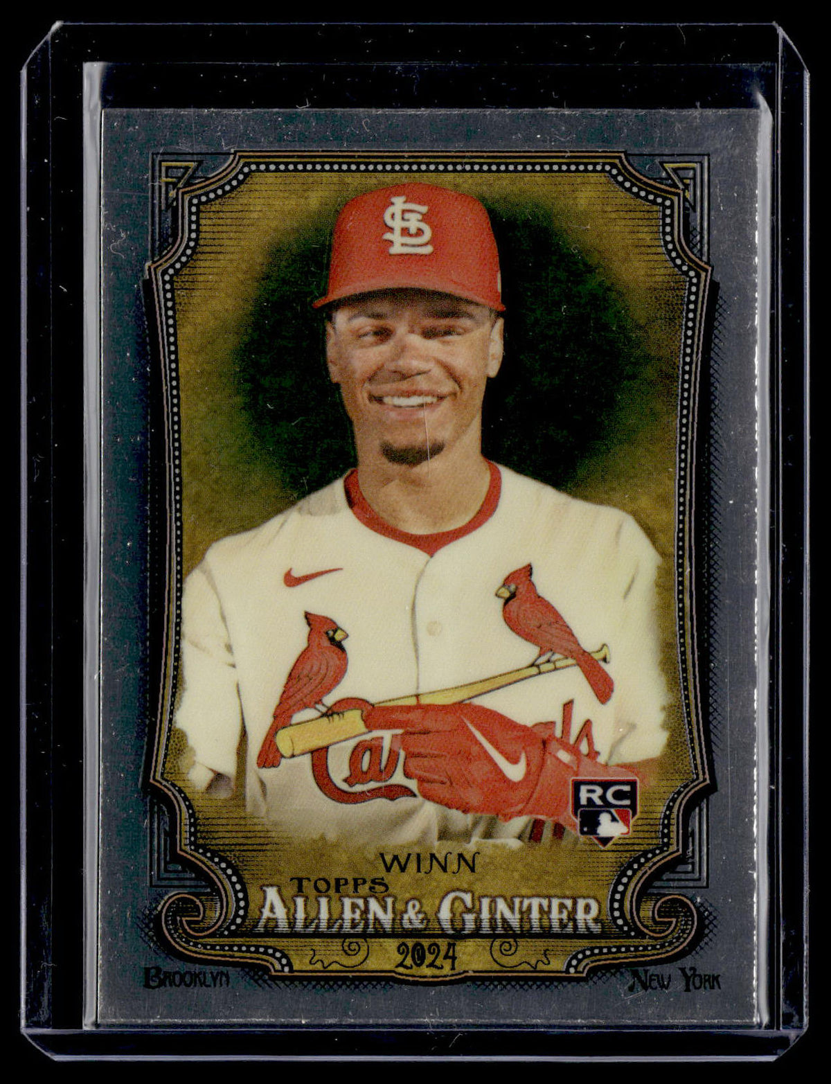 Masyn Winn 2024 Topps Allen & Ginter Chrome #24 RC St. Louis Cardinals front